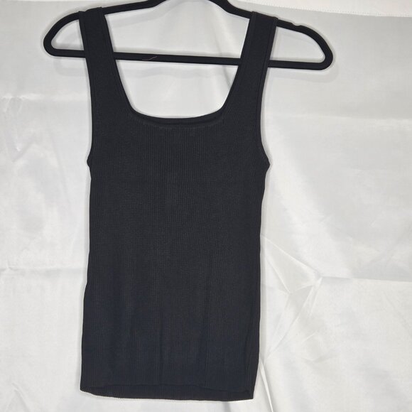 Madewell MacLaine Sweater Tank True Black Size Small - Picture 3 of 4